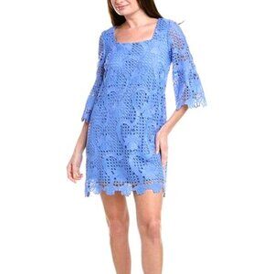 Anne Klein Bell Sleeve Lace Dress, 4/6